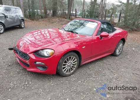 2018 Fiat 124 Spider Classica from USA, damaged, VIN JC1NFAEKXJ0137529